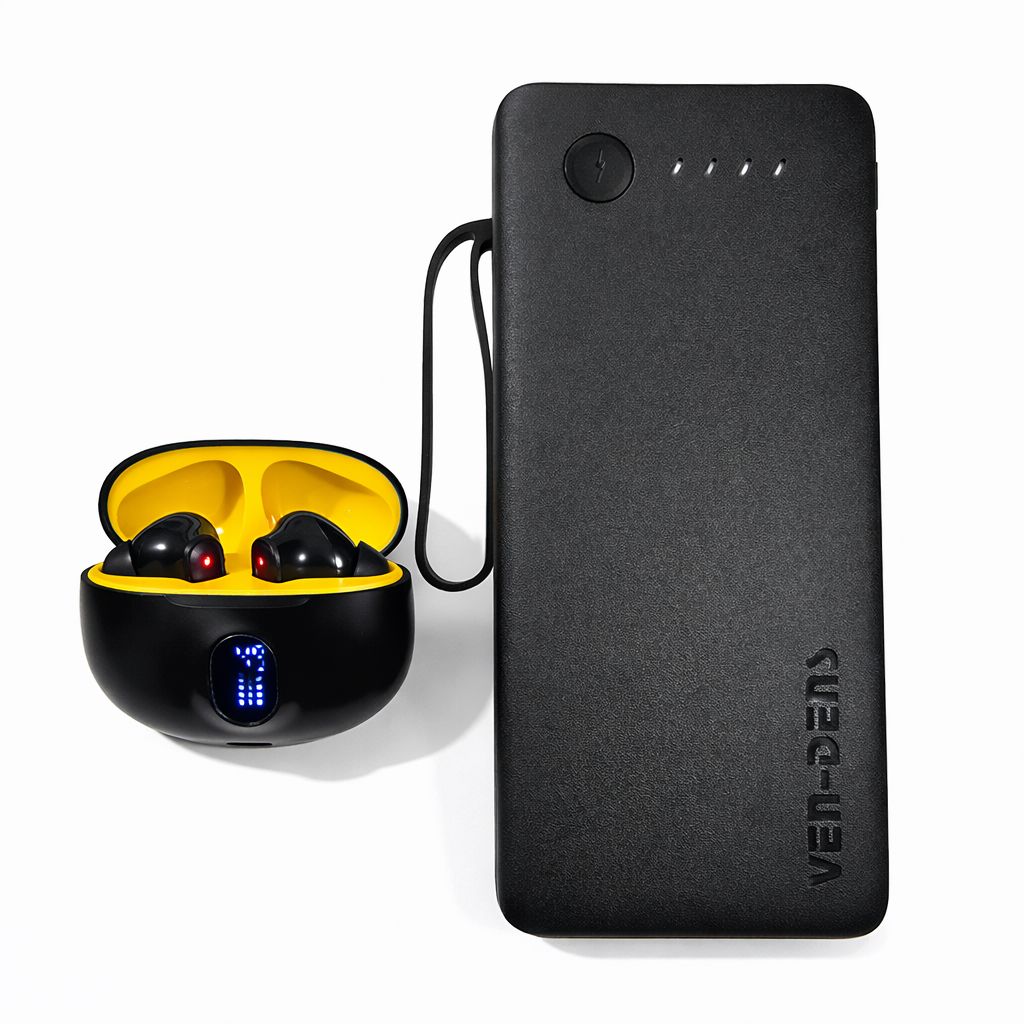 🔥 VEN-DENS Cable Power Bank  + TWS Earbuds Combo 🎧🔋 thumbnail 2